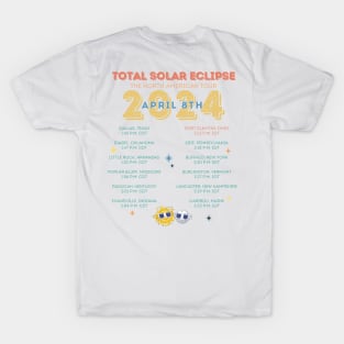 I Got Mooned in Port Clinton Total Solar Eclipse April 8, 2024 T-Shirt